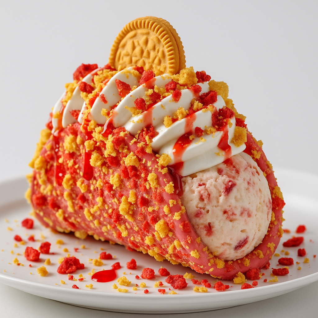 Strawberry Crunch Taco